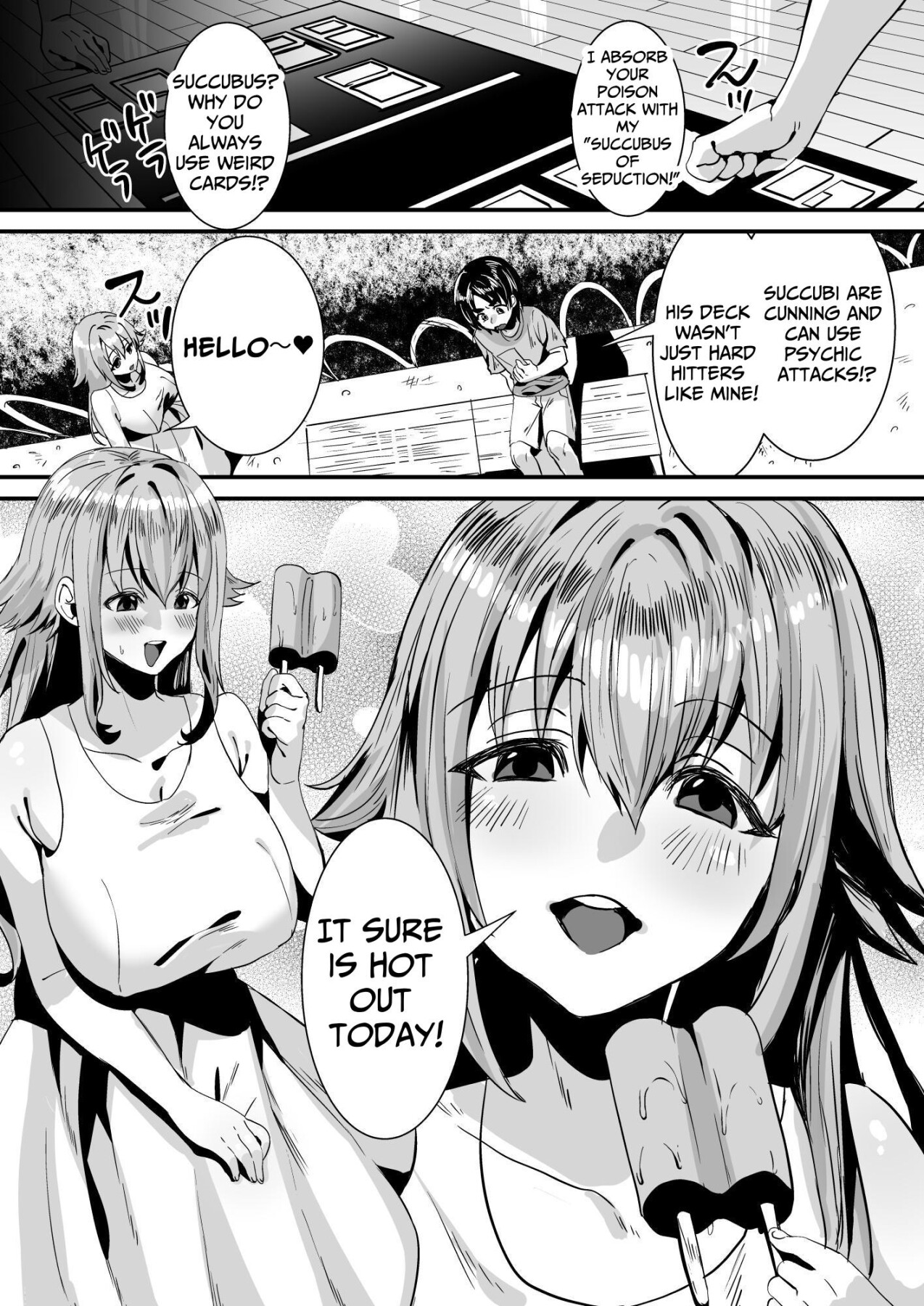 Hentai Manga Comic-Lotion Succubus' Slippery Lewd Dream-Read-2